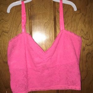 Pink Crop Top